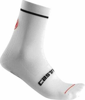 Castelli Entrata 9 Sock White L/XL Biciklistički čarape