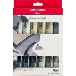 Amsterdam Set akrilnih boja 12x20 ml Greys