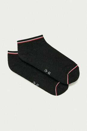 Set od 2 para muških čarapa Tommy Hilfiger 100001093 Black 200