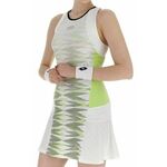 Ženska teniska haljina Lotto Tech I D4 Dress - bright white/sharp green