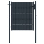 vidaXL Vrata za ogradu od čelika 100 x 81 cm antracit