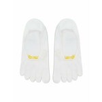 Niske unisex čarape Vibram Fivefingers Ghost S15G01 White
