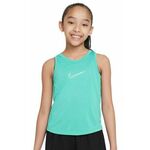 Majica kratkih rukava za djevojčice Nike Dri-Fit One Training Tank - clear jade/white