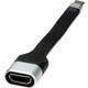 Roline USB-C™ / HDMI adapterski kabel USB-C™ utikač, HDMI A utičnica 0.13 m crna 12.03.3212 USB-C™ Display kabel