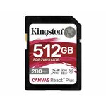 Kingston Technology Canvas React Plus 512 GB SDXC UHS-II 10.razred