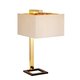 ELSTEAD PLEIN-TL | Plein Elstead stolna svjetiljka 61,5cm s prekidačem 1x E27 tamno smeđe, zlatno, krem