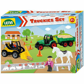 LENA: Truckies Farm set igračaka sa figurama 13kom