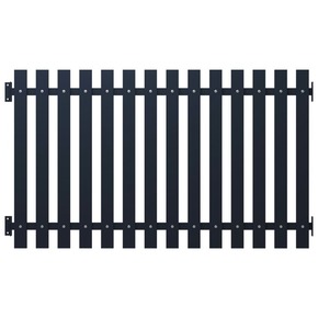 Panel za ogradu antracit 170 5 x 125 cm čelik obložen prahom