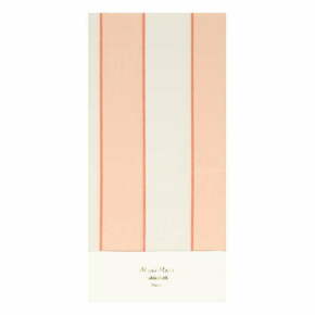 Stolnjak 137x259 cm Peach Stripe – Meri Meri