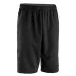 Kratke hlače za nogomet Viralto Club dulje za odrasle crno-sive