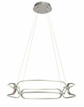 RABALUX 72010 | Fringilla Rabalux visilice svjetiljka 1x LED 3750lm 4000K krom saten
