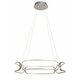 RABALUX 72010 | Fringilla Rabalux visilice svjetiljka 1x LED 3750lm 4000K krom saten, opal