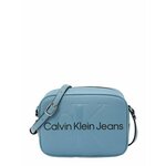 Calvin Klein Jeans Torba preko ramena sivkasto plava / crna