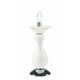 FANEUROPE I-SOFFIO/LUME | Soffio-FE Faneurope stolna svjetiljka Luce Ambiente Design 36cm s prekidačem 1x E14 blistavo bijela, krom