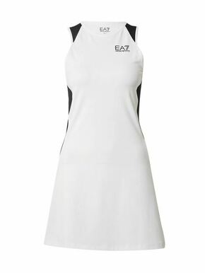 EA7 Emporio Armani Sportska haljina crna / bijela