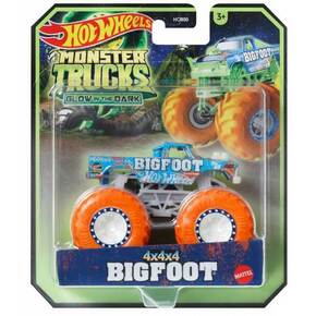 Hot Wheels: Monster Trucks Bigfoot 4x4x4 vozilo koje svijetli u mraku - Mattel