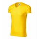 Majica kratkih rukava muška SLIM FIT V-NECK 146 - 3XL,Žuta