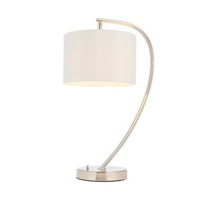 ENDON 72389 | Josephine-EN Endon stolna svjetiljka 45cm s prekidačem 1x E14 svijetli nikal