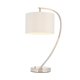 ENDON 72389 | Josephine-EN Endon stolna svjetiljka 45cm s prekidačem 1x E14 svijetli nikal, bijelo