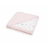 Ceba Baby pokrivač dječji(90x100) Candy pink + Pink Stars