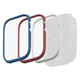 UNIQ frame to Moduo case Apple Watch Series 4/5/6/7/8/9/SE 44/45mm Blue-Red-White [3 PACK]