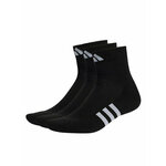 Set od 3 para unisex visokih čarapa adidas Performance Cushioned Mid-Cut Socks 3 Pairs IC9519 Black/Black/Black