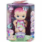 My Garden Baby: Slatko hranjenje bebe - Beba ružičasti leptir 30cm - Mattel