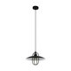 EGLO 43301 | Cregan Eglo visilice svjetiljka 1x E27 crno, bijelo