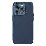 Baseus Liquid Silica Magnetic Case and Tempered Glass set za iPhone 14 Pro Max (plavi)