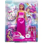 Barbie® Fairytale: Transformirajuća sirena lutka 2023 s dodacima - Mattel