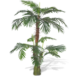 vidaXL Umjetno stablo Cycus palme s lončanicom, 150 cm