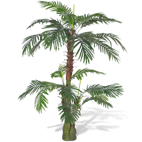 VidaXL Umjetno stablo Cycus palme s lončanicom