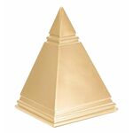 Mauro Ferretti piramida zlatna sa željezom cm 15x15x21