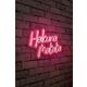 Ukrasna plastična LED rasvjeta, Hakuna Matata - Pink