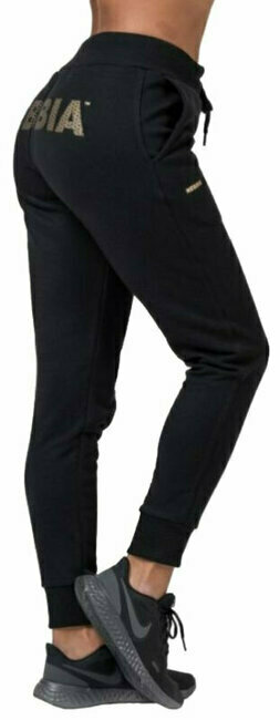 Nebbia Gold Classic Sweatpants Black S Fitness hlače