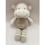 WEBHIDDENBRAND Baby Hug majmun, pleteni, pliš, duge noge, 32 cm