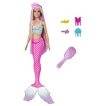 Barbie Dreamtopia: Čarobna frizura sirena lutka 2024 - Mattel