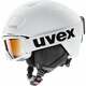 UVEX Heyya Pro Set White Black Mat 54-58 cm Skijaška kaciga