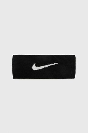 Traka Nike boja: crna - crna. Traka iz kolekcije Nike. Model izrađen od materijala l koji osigurava visoku udobnost korištenja.
