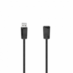 Hama USB kabel USB 2.0 USB-A utičnica, USB-A utikač 0.75 m crna