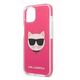 Karl Lagerfeld TPE Choupette Head -stražnja maska za iPhone 13 mini -roza