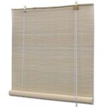 vidaXL Rolo zavjesa od bambusa prirodna boja 150 x 220 cm