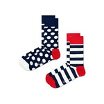 Happy Socks Čarape noćno plava / crvena / bijela