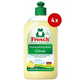 Frosch gel za pranje posuđa, limun, 4 x 500 ml
