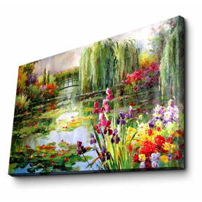 Zidna slika na platnu Impressionist Garden