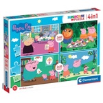 Puzzle Peppa Pig 4 u 1 2x20 i 2x60 - Clementoni