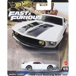 Hot Wheels: Smrtonosna Brzina 1969 Ford Mustang BOSS 302 bijeli automobilčić 1/64 - Mattel