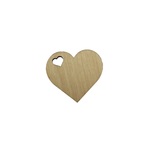 AtmoWood Drveno srce sa izrezbarenim srcem 6 x 5,5 cm
