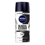 Nivea Men Invisible For Black &amp; White antiperspirant u spreju 100 ml za muškarce