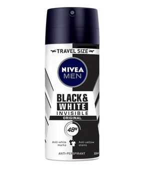 Nivea Men Invisible For Black &amp; White antiperspirant u spreju 100 ml za muškarce